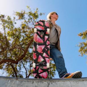 Wasserfarbe Wassermelone 2 Skateboard