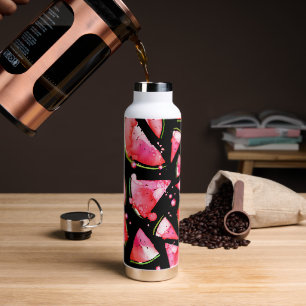 Wasserfarbe Wassermelone 2 Trinkflasche