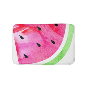 Wasserfarbe Wassermelone Badematte
