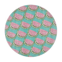 Wasserfarbe Wassermelone Doodles Gemustert gestric