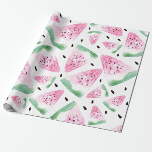 Wasserfarbe Wassermelone Geschenkpapier