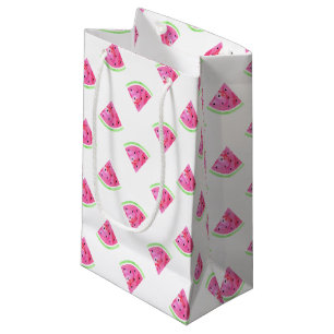 Wasserfarbe Wassermelone Kleine Geschenktüte
