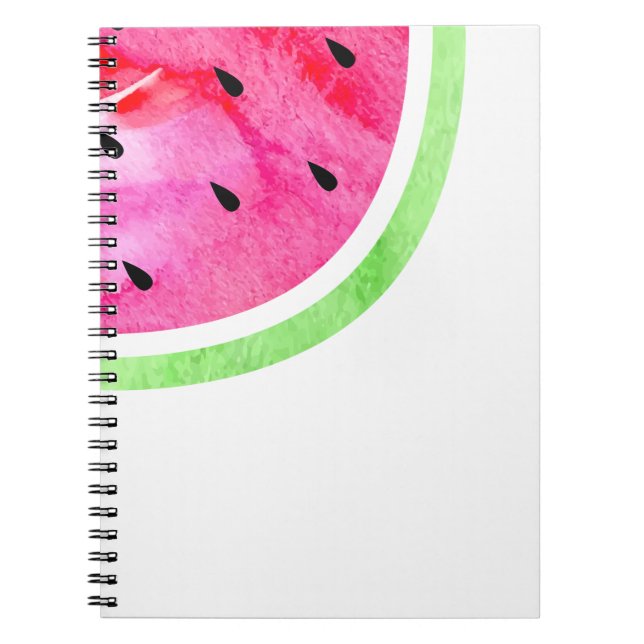 Wasserfarbe Wassermelone Notizblock (Vorderseite)