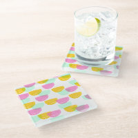 Wasserfarbe Wassermelone Rosa Gelbes Muster