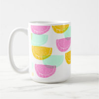 Wasserfarbe Wassermelone Rosa Gelbes Muster
