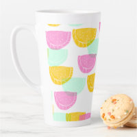 Wasserfarbe Wassermelone Rosa Gelbes Muster