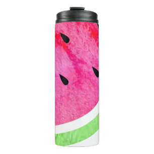 Wasserfarbe Wassermelone Thermosbecher