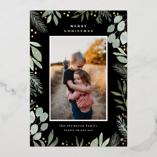 Wasserfarbe Weihnachten Weihnachten Weihnachtskart Folieneinladung