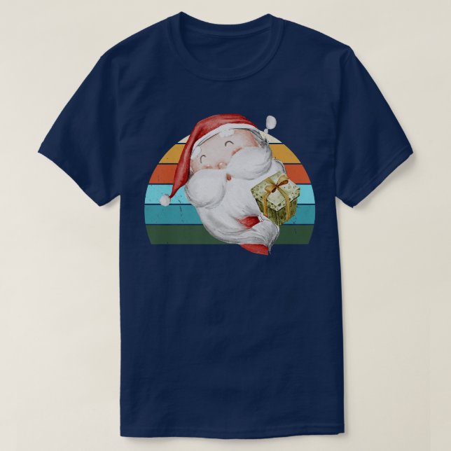 Wasserfarbe Weihnachtsbaum Lichter Xmas Teens T-Shirt (Design vorne)