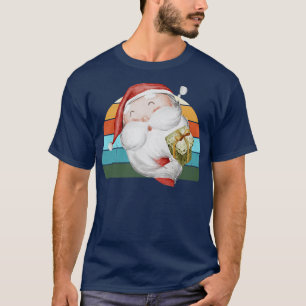 Wasserfarbe Weihnachtsbaum Lichter Xmas Teens T-Shirt