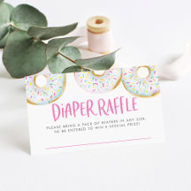 Wasserfarbe Weißer Sprinkle Donuts Windelrumpf