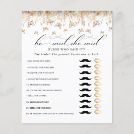 Wasserfarbe Wildblume Whimsical Bridal Game