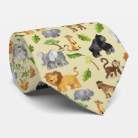Wasserfarbe Wilde Tiersafari Jungle Muster
