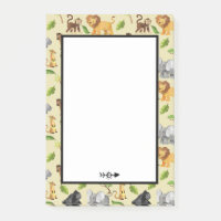 Wasserfarbe Wilde Tiersafari Jungle Muster