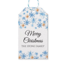 Wasserfarbe Winter Snowflake Frohe Weihnachten