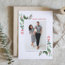 Wasserfarbe Winterberge und Heiligabend Foto Weihn