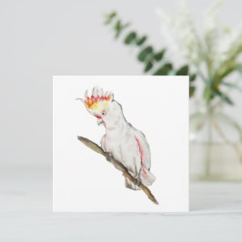 Wasserfarbe zeichnend Kakaduspapagei