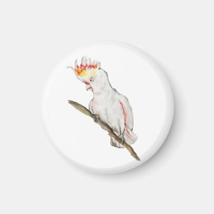 Wasserfarbe zeichnend Kakaduspapagei Magnet
