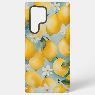 Wasserfarbe Zitrone/Obst Samsung Galaxy Hülle