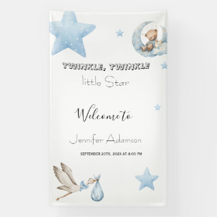 Wasserfarbe Zwinkern Zwinkern kleiner Stern Junge Banner