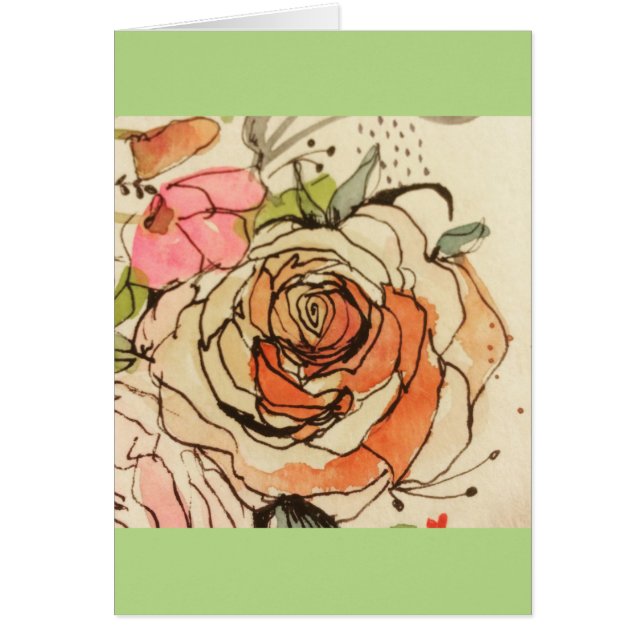 Wasserfarbeblüte 3 (Vorne)