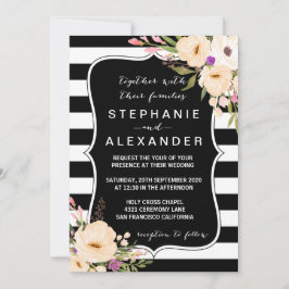 Wasserfarben Anemone Blooms Hochzeitseinladung Einladung