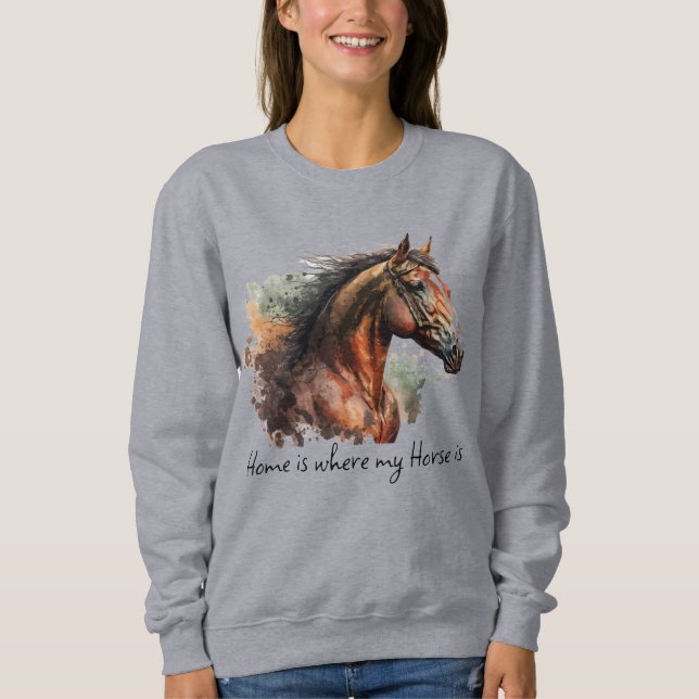 Wasserfarben-Angebot für Fotos Sweatshirt (Vorderseite)