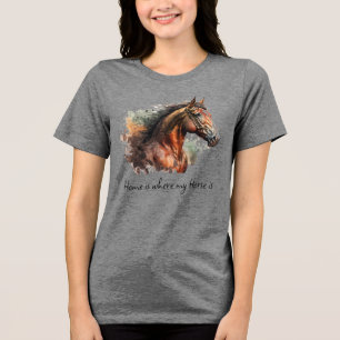 Wasserfarben-Angebot für Fotos Tri-Blend Shirt
