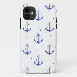Wasserfarben-Ankermuster 2 Case-Mate iPhone Hülle