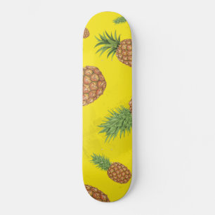 Wasserfarben-Apfelmuster 3 Skateboard