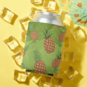 Wasserfarben-Apfelmuster 4 Dosenkühler