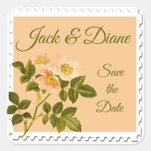 Wasserfarben-Appleblossom-Steam Quadratischer Aufkleber