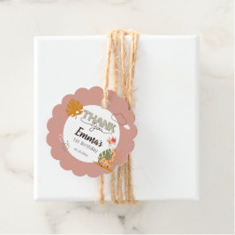 Wasserfarben-Baby Giraffe, Safari-Tiere zum Geburt Geschenkanhänger