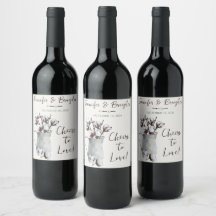 Wasserfarben-Baumwollstiele bei der Hochzeit von G