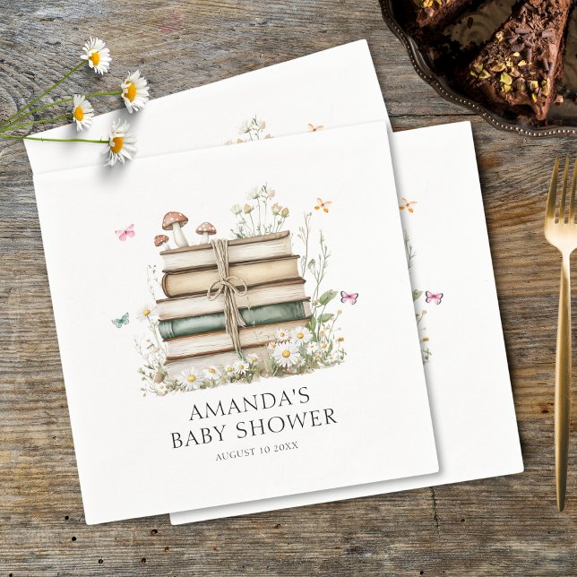 Wasserfarben-Bläschen-Neutral-Babydusche Serviette (Von Creator hochgeladen)