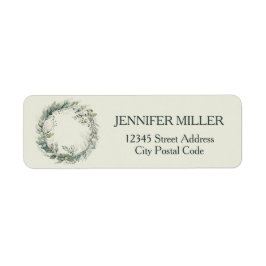 Wasserfarben-Blätter und Blume