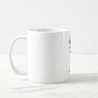 Wasserfarben-Blumen-Design-Tasse Kaffeetasse