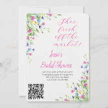 Wasserfarben-Blumentopf-Junggesellinnenabschied-Ga