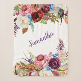 Wasserfarben Blumenzwiebelname Sherpadecke