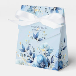 Wasserfarben Blüten Gefälligkeitsbox Geschenkschachtel