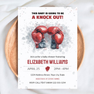 Wasserfarben-Boxen Kinderdusche Einladung