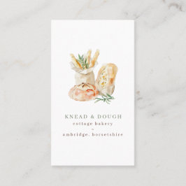 Wasserfarben-Brot-Cottage-Bäckerei Visitenkarte