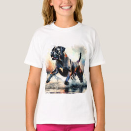 Wasserfarben Cane Corso Hund T-Shirt