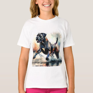 Wasserfarben Cane Corso Hund T-Shirt