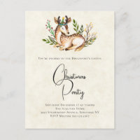 Wasserfarben-Deh legt Boho Weihnachts-Party ab