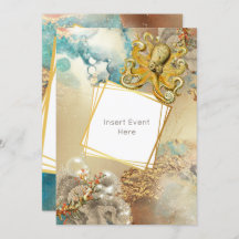 Wasserfarben des Meeresbodens des Korallenriffs