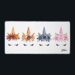 Wasserfarben Einhorn Jahreszeiten Personalisiert Schreibtischunterlage<br><div class="desc">Fügen Sie Ihrem Arbeitsbereich einen niedlichen Akzent mit dieser Aquarellmat hinzu. Es zeigt Aquarellbilder Unicorns. Personalisieren Sie diese,  indem Sie Ihre Daten hinzufügen. Diese einzigartige Schreibtischmatte ist ideal als Geschenk.</div>