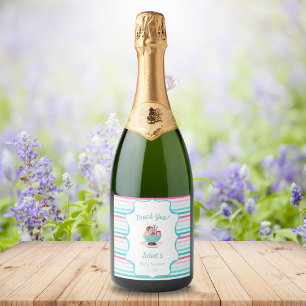 Wasserfarben-Eisbecher-Baby-Party