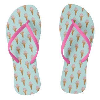 Wasserfarben Eiscreme Flip Flops (türkis)