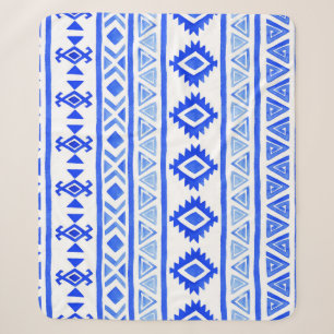 Wasserfarben ethnische Azteken, geometrisches Must Sherpadecke
